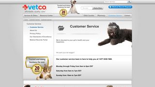 Customer Service - VETCO Pet Clinics