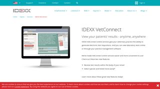 VetConnect: Results online, anytime, anywhere - IDEXX US