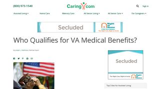 Who Qualifies for VA Medical Benefits? - Caring.com