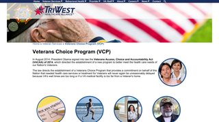 Veterans Choice Program (VCP) - TriWest Healthcare Alliance