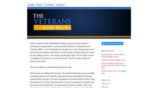 The Veterans Law Blog — Information for America's Veterans