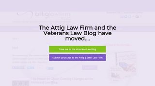 Veterans Law Blog - Attig Law Firm