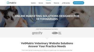 Veterinary Marketing Websites | VetMatrix | iMatrix