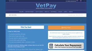 APPLY FOR VETPAY | Vet Pay