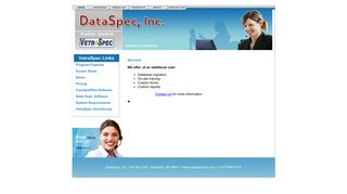 VetraSpec - Services - DataSpec, Inc.
