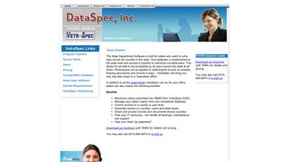 State Dept. Software - DataSpec, Inc.