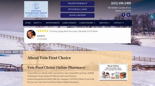 About Vets First Choice | Suffolk Veterinary Group Animal Wellness ...