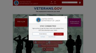 Veterans.gov | Veterans' Employment and Training Service (VETS ...