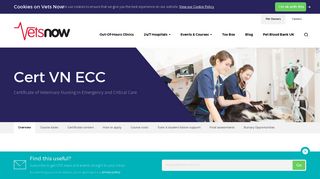 Cert VN ECC 2019 | Apply Now | Vets Now