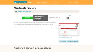 Moodle.vets-now.com - Easycounter