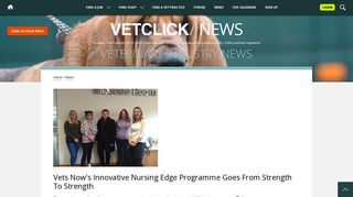Vets Now's innovative Nursing Edge programme goes from strength to ...