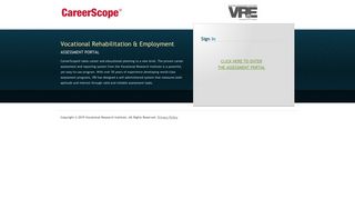 CareerScope Assessment Portal