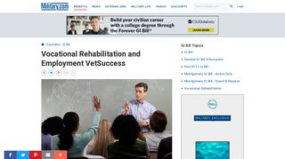 Vocational Rehabilitation and Employment VetSuccess | Military.com