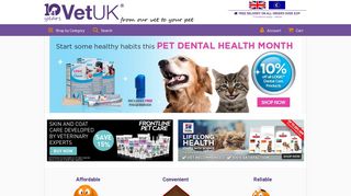 VetUK Selling Pet Meds and Pet Products to Pet Owners.