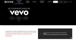 How To Get Your Music Videos on Vevo | Ditto Music