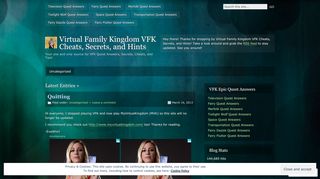 Virtual Family Kingdom VFK Cheats, Secrets, and Hints | Your one and ...