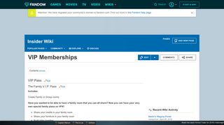 VIP Memberships - VFKInsider's VFK Wiki - Wikia