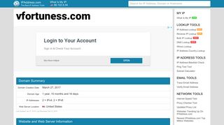 Login To your Account :: VFortuness - vfortuness.com