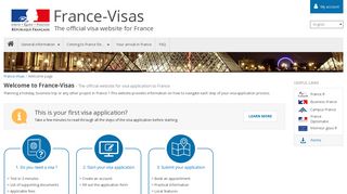 France-visas.gouv.fr | The official website for visa application to France