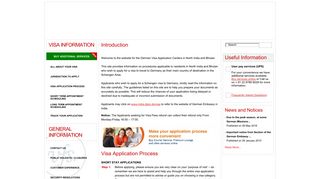 Germany Visa Information - New Delhi, North India - Home Page