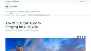 The VFS Global Guide to Applying for a UK Visa