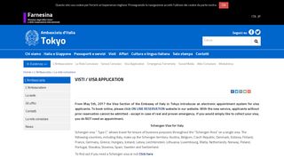 VISTI / VISA APPLICATION