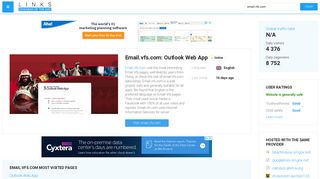 Visit Email.vfs.com - Outlook Web App.