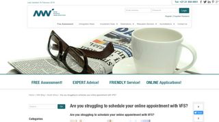 Are you struggling to schedule your online appointment with VFS ...