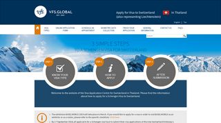Switzerland Visa Information In Thailand - Home Page