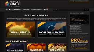 FootageCrate: Free VFX Download HD & 4K Stock Video Effects