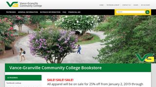 Vance-Granville Community College Bookstore | Vance-Granville ...