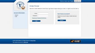 Order Portal Login - VGM Fulfillment