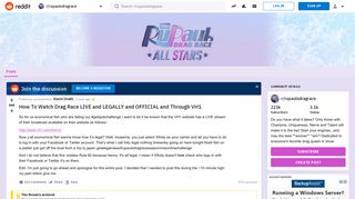 How To Watch Drag Race LIVE and LEGALLY and OFFICIAL and Through ...