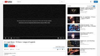 Vi - Login Music - 10 Hours - League of Legends - YouTube