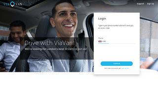 Login - ViaVan Driver Portal