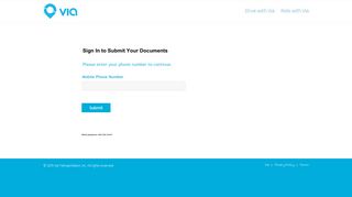 Sign in to Submit Documents - NYC DWV - Drive With Via