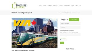 VIA Rail's Travel Agent Support – The Travelweek Learning Center