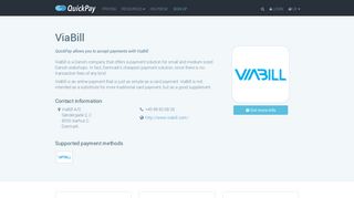 QuickPay | ViaBill - Accept payments with ViaBill and QuickPay