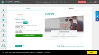 Viadeo : Post a job on Viadeo | Viadeo | Jobboard Finder