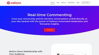 Real-time Commenting platform with AI moderation | Viafoura