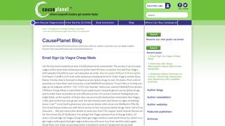 Email Sign Up Viagra Cheap Meds - Cause Planet