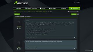Problem with HBO and Viaplay. - GeForce Forums