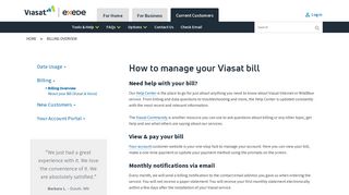 Viasat Billing Overview - Exede