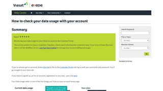How to check your data usage - exede | Wildblue - Viasat