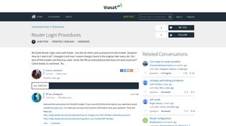 Router Login Procedures | Viasat Internet Community