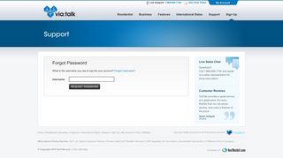 Password - ViaTalk Broadband Phone Service