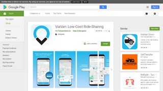 ViaVan: Low-Cost Ride-Sharing - Apps on Google Play