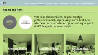 Accommodation, Rooms and Rent | ViBe Student Living