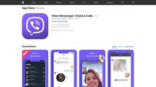 Viber Messenger: Chats & Calls on the App Store - iTunes - Apple