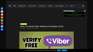 How To Verify Viber Without A Number 2018 - TomzPot